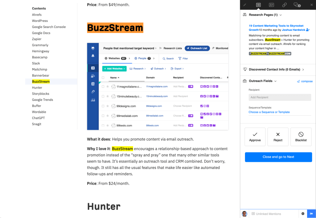 ahrefs flow reject