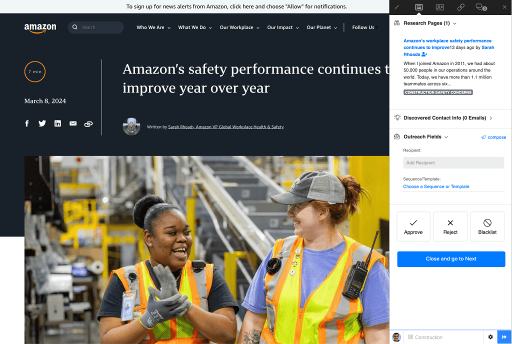 amazon site example