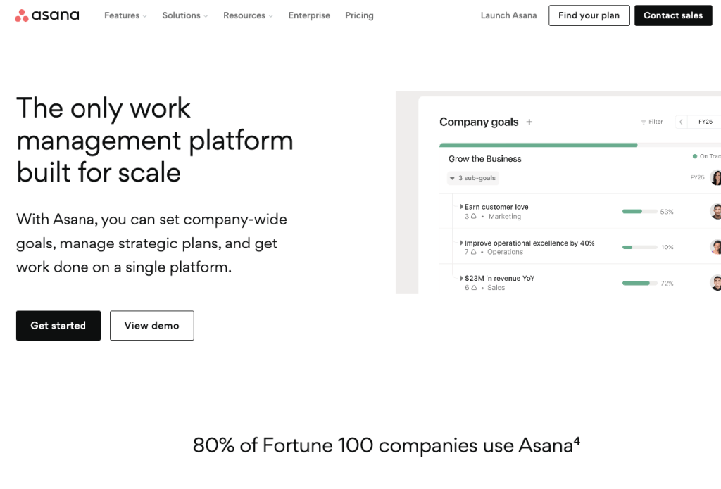 asana home