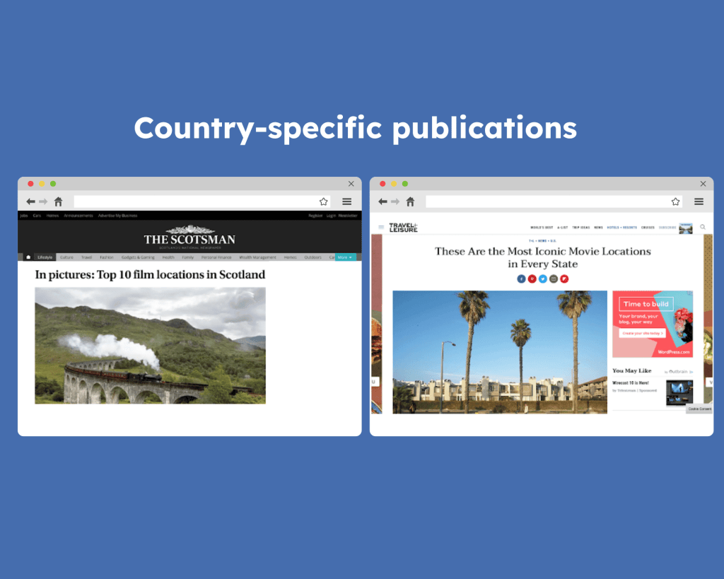 country-specific publications