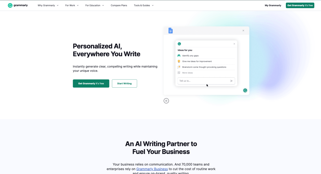 grammarly home