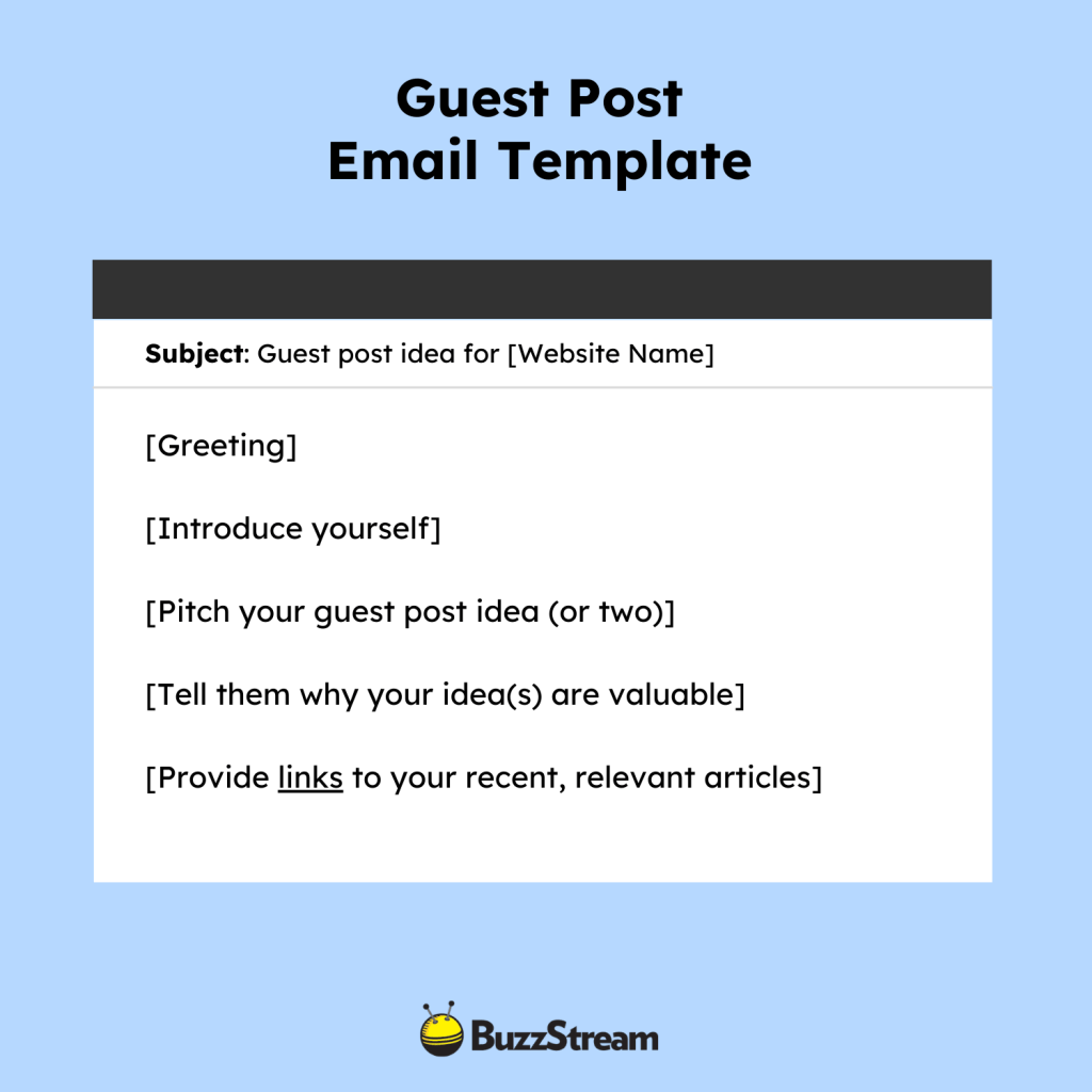 guest post outreach template