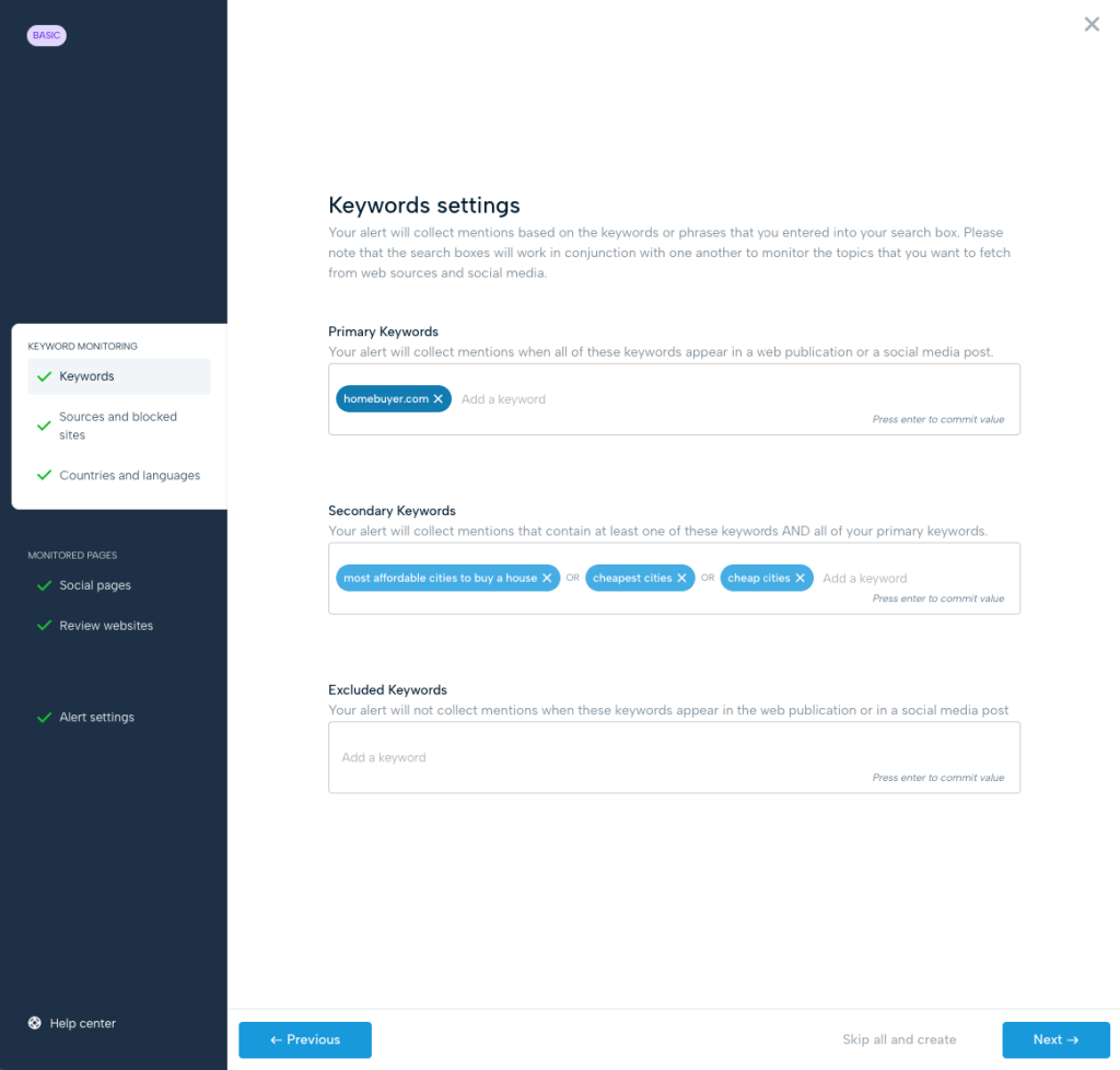 mention setup stage 1