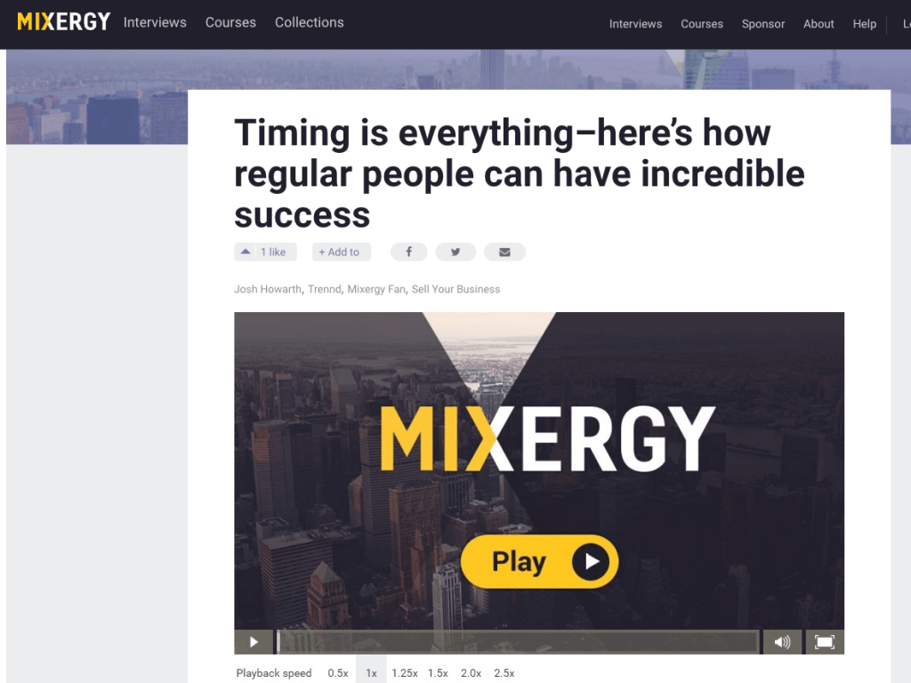 mixergy podcast