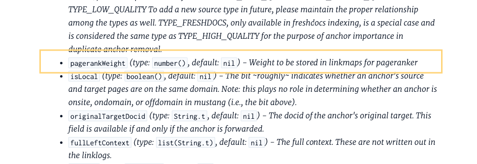 pagerank weight