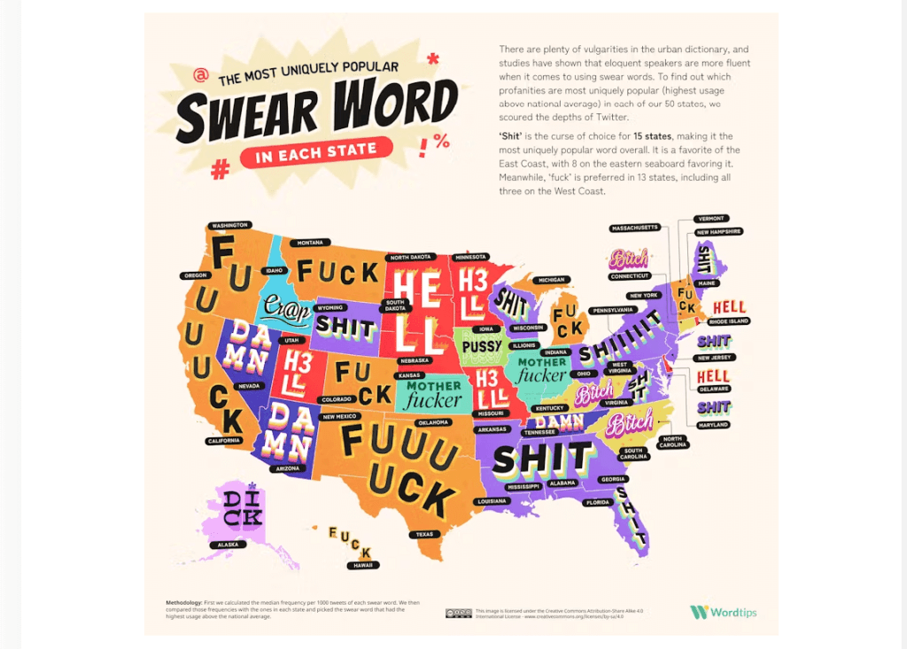 swear word in each state4