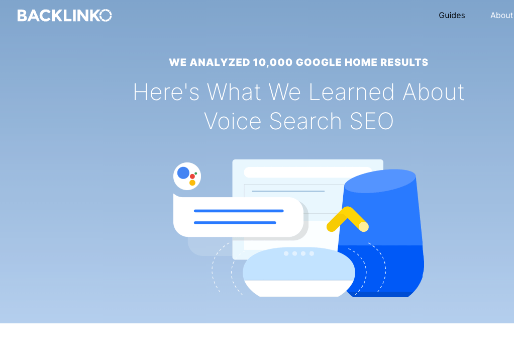 voice search backlinko study