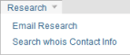 Look up contact info from whois